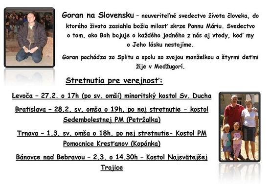 Goran na Slovensku